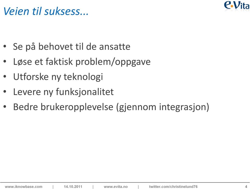 faktisk problem/oppgave Utforske ny