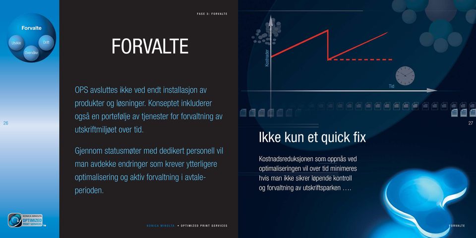 Ikke kun et quick fix 27 Gjennom statusmøter med dedikert personell vil man avdekke endringer som krever ytterligere optimalisering og aktiv