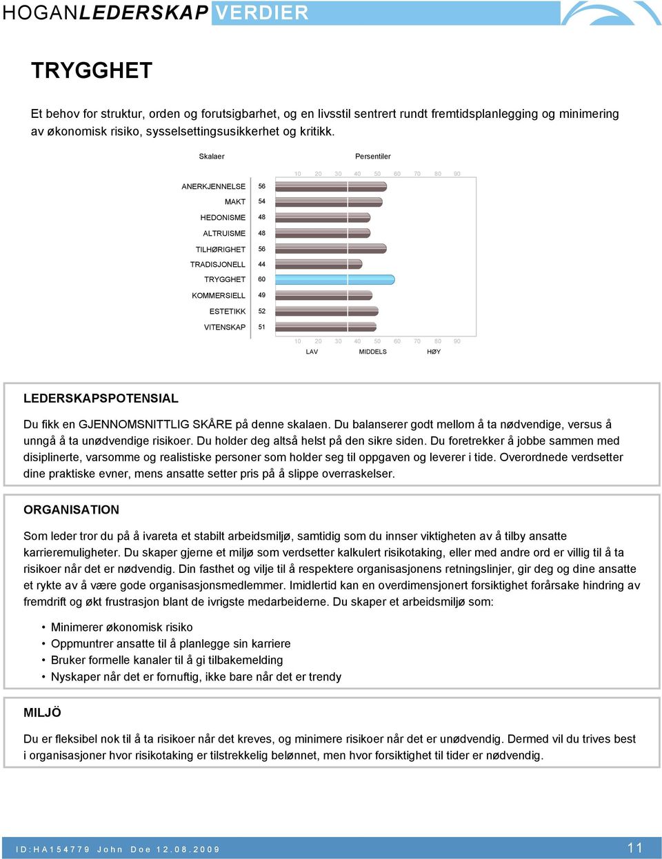 Du foretrekker å jobbe sammen med disiplinerte, varsomme og realistiske personer som holder seg til oppgaven og leverer i tide.