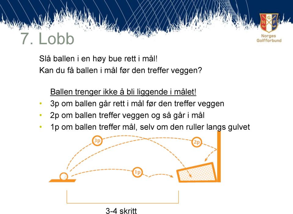 Ballen trenger ikke å bli liggende i målet!