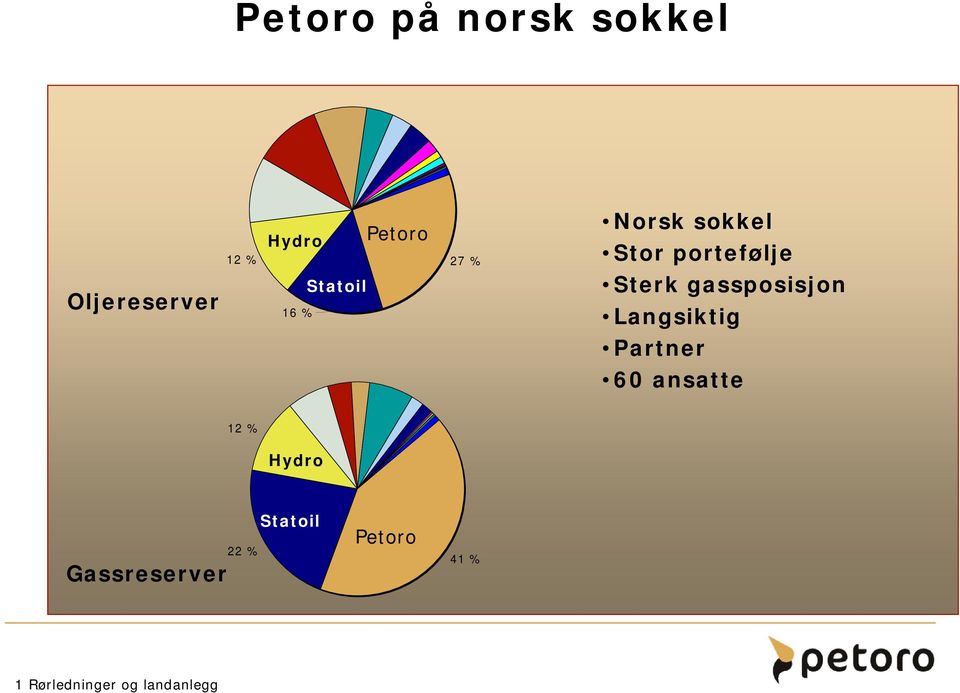 gassposisjon Langsiktig Partner 60 ansatte 12 % Hydro