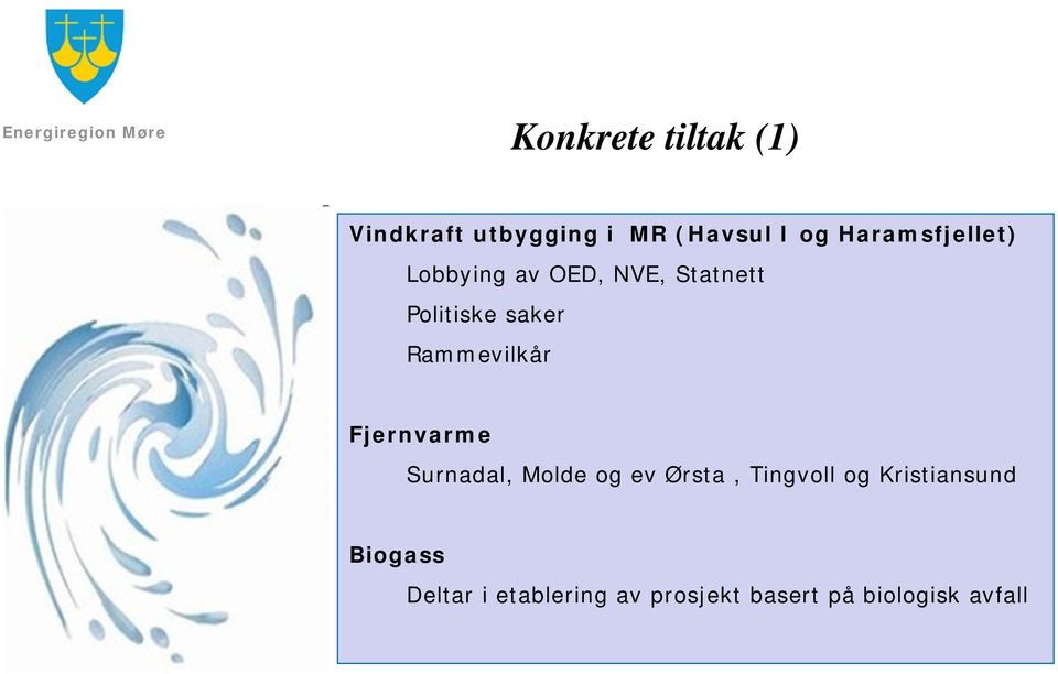 Rammevilkår Fjernvarme Surnadal, Molde og ev Ørsta, Tingvoll og
