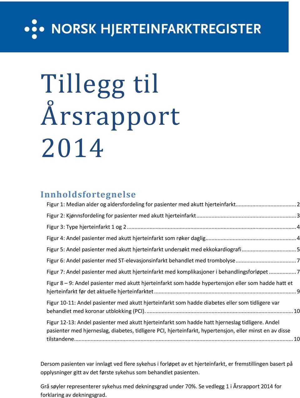 .. 5 Figur 6: Andel pasienter med ST-elevasjonsinfarkt behandlet med trombolyse... 7 Figur 7: Andel pasienter med akutt hjerteinfarkt med komplikasjoner i behandlingsforløpet.