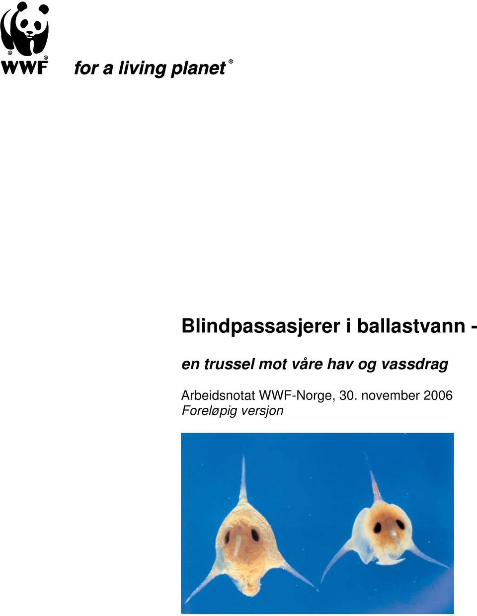 vassdrag Arbeidsnotat WWF-Norge,