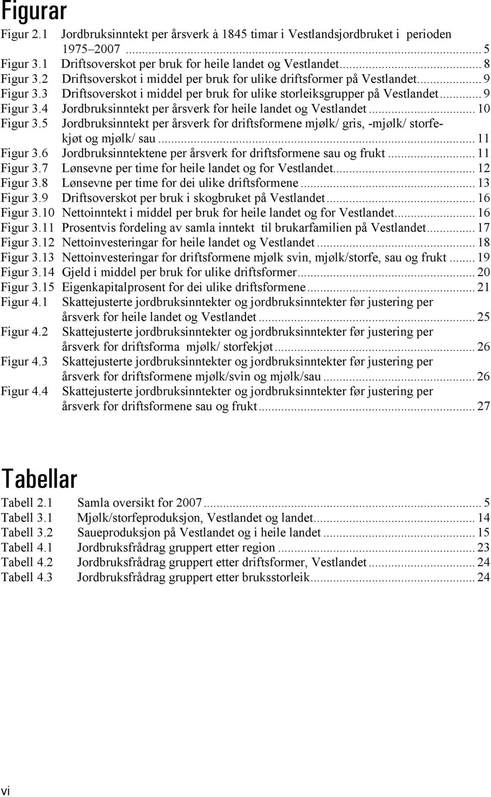 .. 10 Figur 3.5 Jordbruksinntekt per årsverk for driftsformene mjølk/ gris, -mjølk/ storfekjøt og mjølk/ sau... 11 Figur 3.6 Jordbruksinntektene per årsverk for driftsformene sau og frukt... 11 Figur 3.7 Lønsevne per time for heile landet og for Vestlandet.