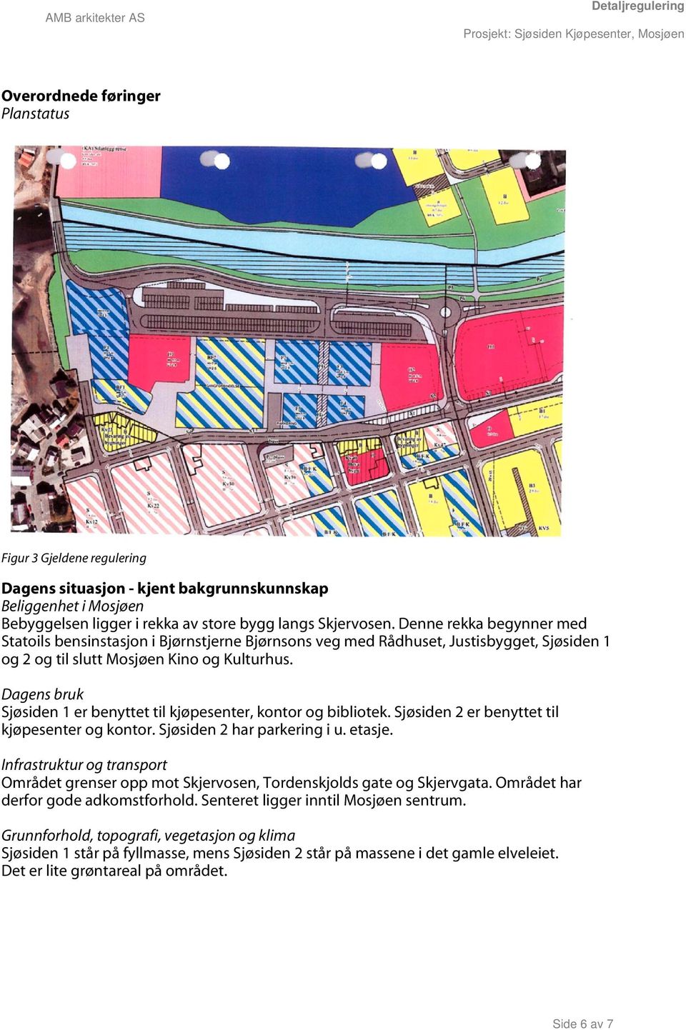 Dagens bruk Sjøsiden 1 er benyttet til kjøpesenter, kontor og bibliotek. Sjøsiden 2 er benyttet til kjøpesenter og kontor. Sjøsiden 2 har parkering i u. etasje.