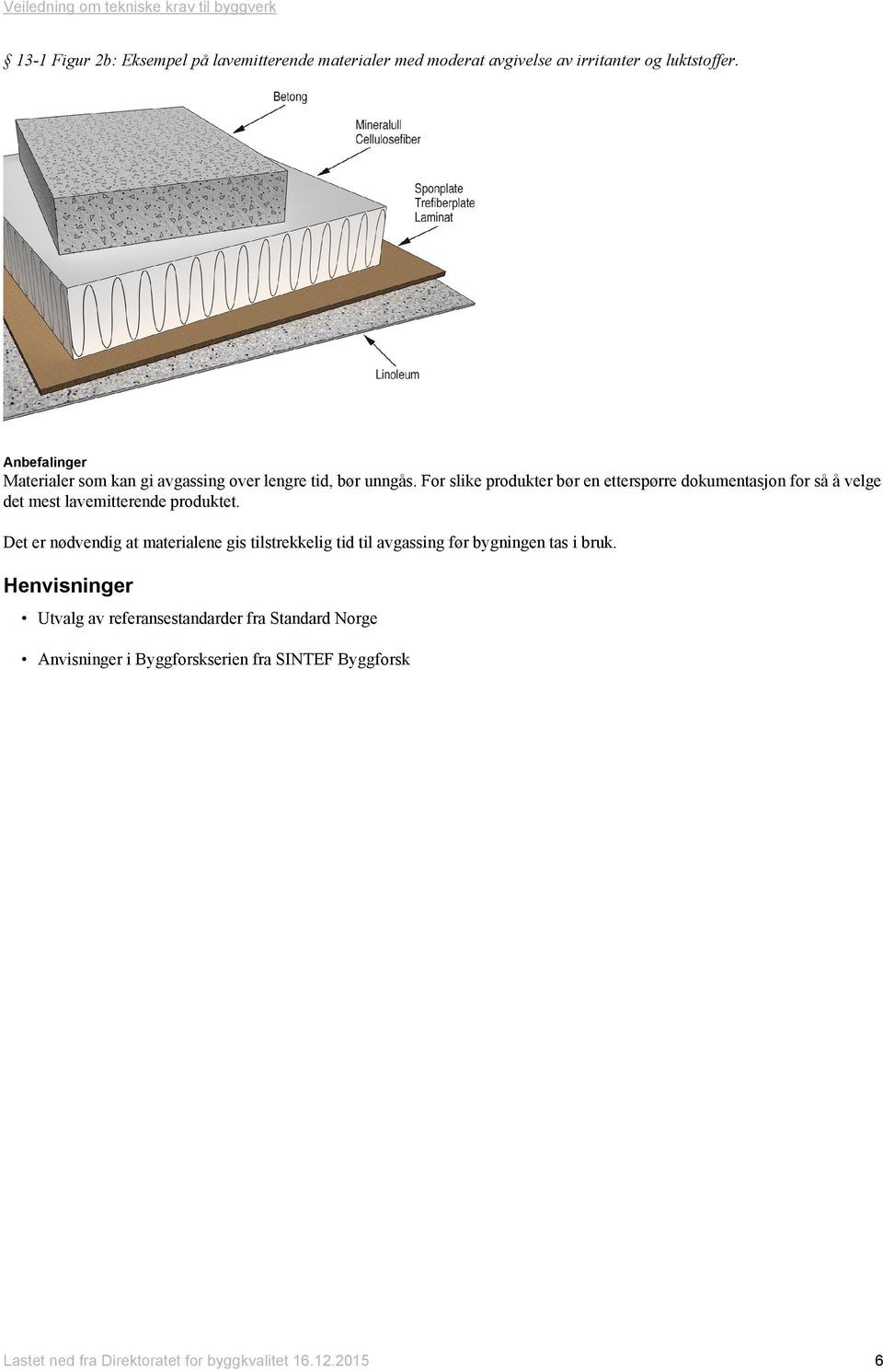 For slike produkter bør en etterspørre dokumentasjon for så å velge det mest lavemitterende produktet.