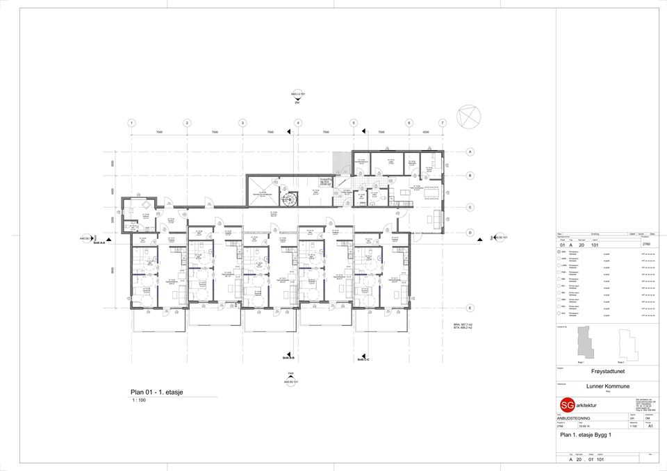 10.02 Hovedfordeling EL 5.6 m² ID30 01.10.02 H ID30 01.10.01 V 01.10.08 BK 2.9 m² ID20 01.10.01 V 25dB 01.10.07 HWC 5.3 m² ID30 01.10.03 H 01.10.03 Lager 11.4 m² IGD30 01.10.06 H 01.10.04 Telematikk 5.