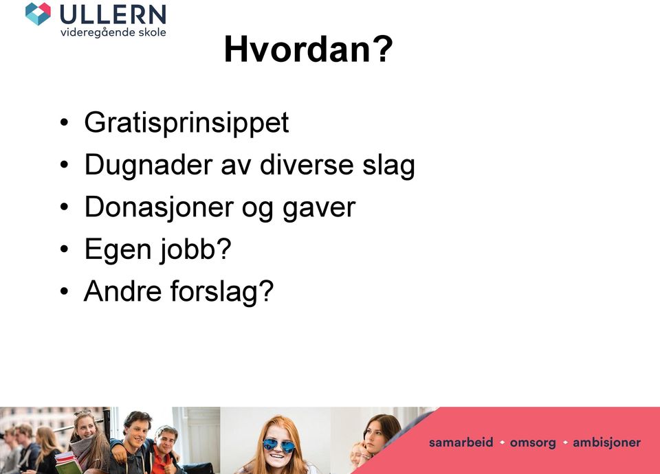 Dugnader av diverse