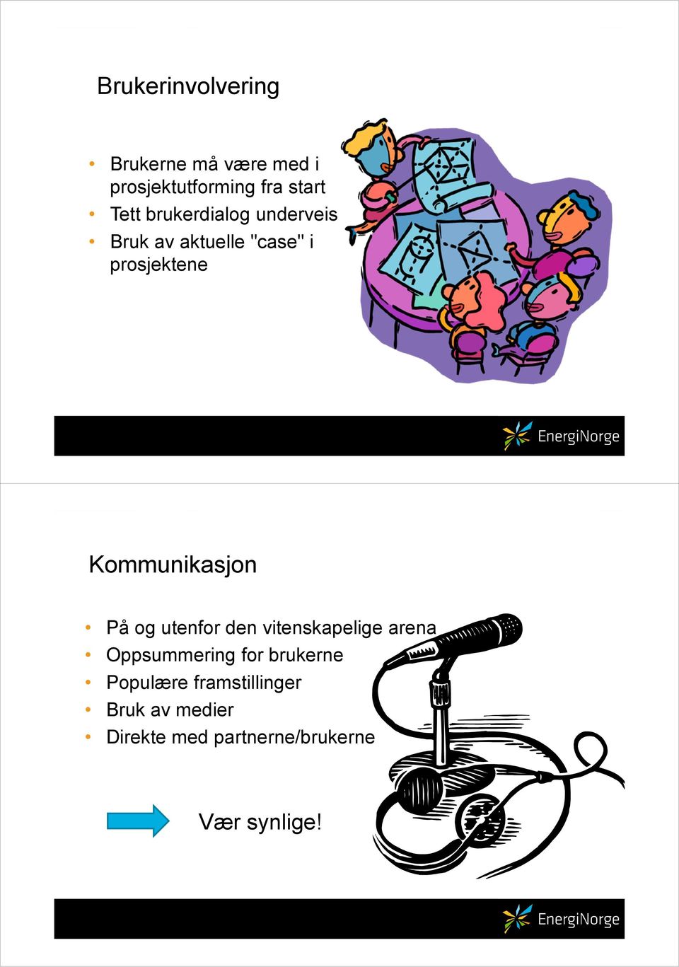 Kommunikasjon På og utenfor den vitenskapelige arena Oppsummering for