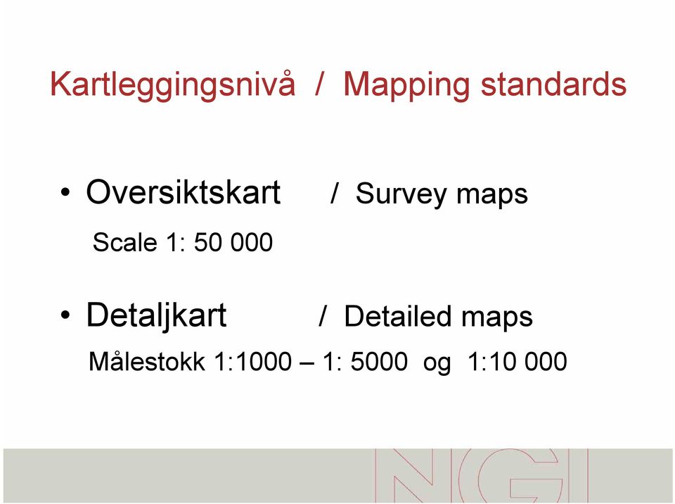 000 / Survey maps Detaljkart /