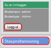 10 Administrere rom Det er lagt inn en funksjon for å liste opp absolutt alle rommene som finnes i systemet. Det er også mulig å legge inn et rom uten å knytte det opp mot en stasjon.