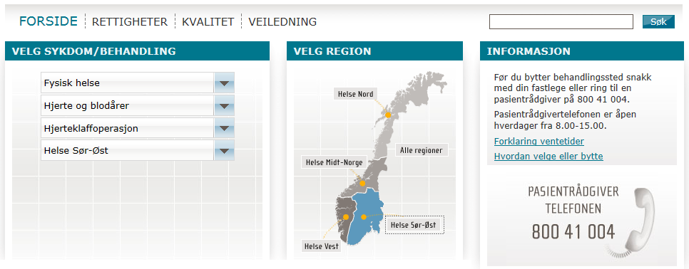 Fritt behandlingsvalg Bakgrunn / formål redusere ventetidene øke valgfriheten for pasientene stimulere de offentlige sykehusene til å bli mer effektive Hovedinnhold en reform med 3