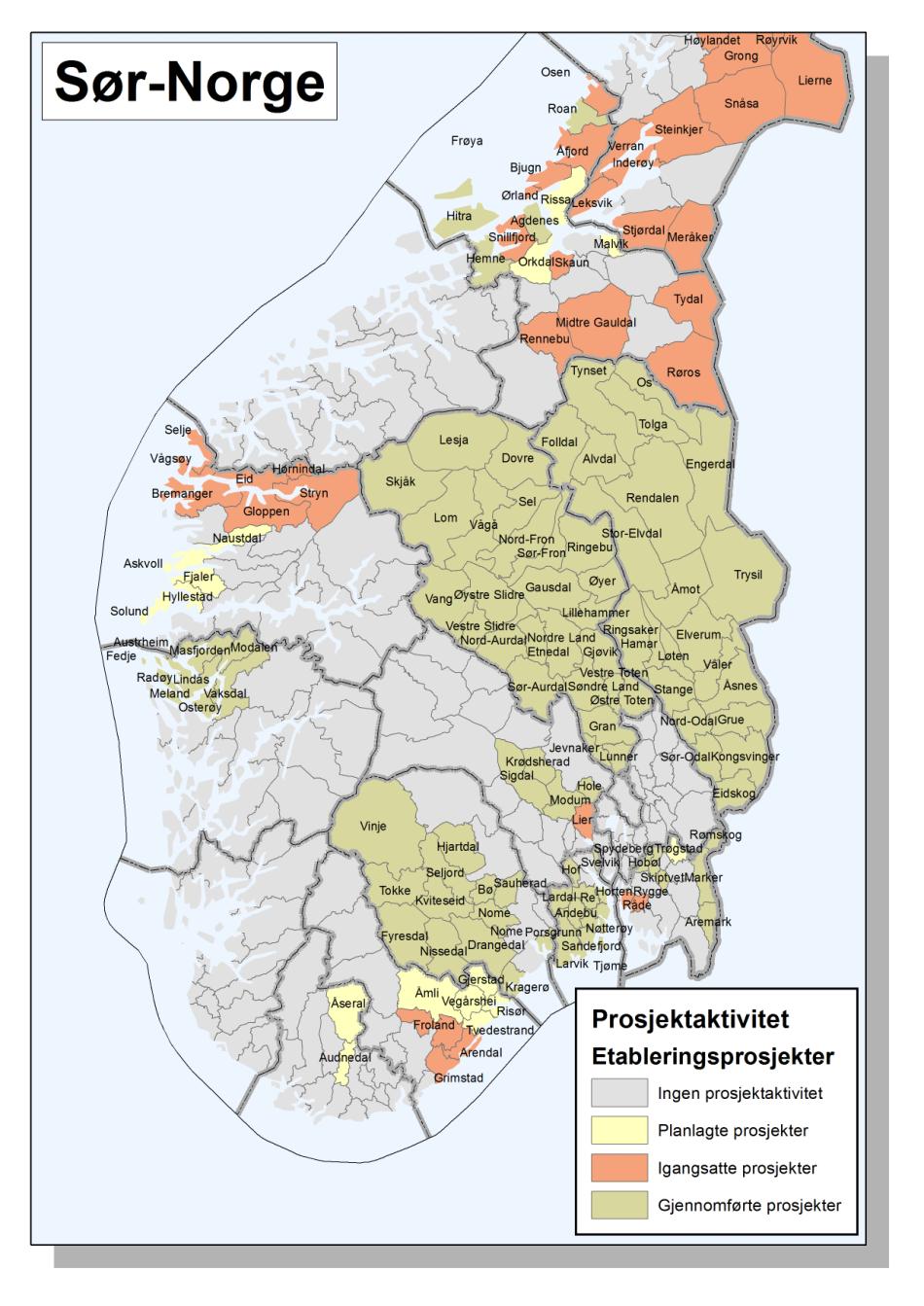 Hedmark/Oppland planprosjektet Ramme kr 18,5 mill. FM, FK, SVV kr.