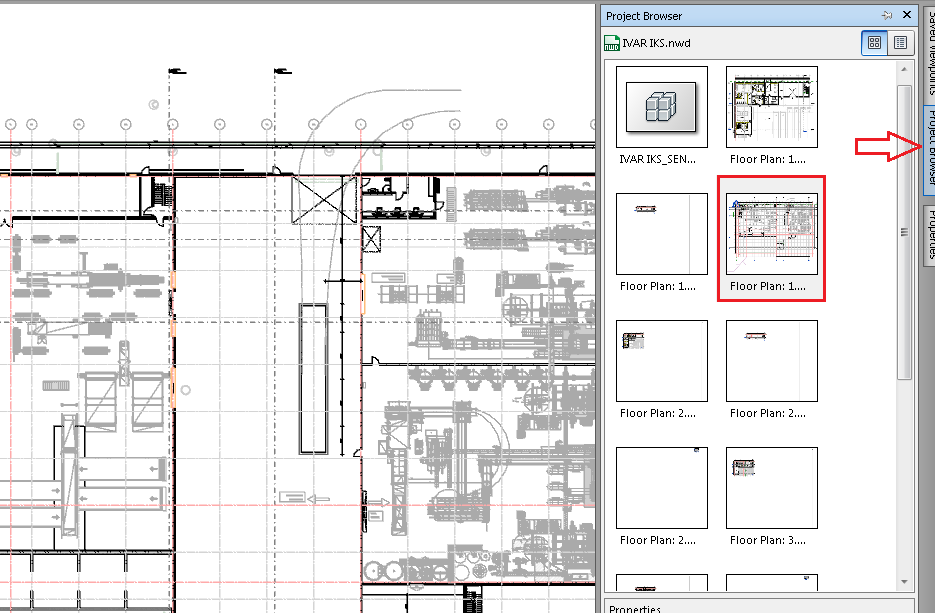 2D tegninger Konsulenten kan også legge inn 2d views som tegningene i prosjektet. Under fanen «project browser» kan det godt ligge tegninger også. MEN vær obs.