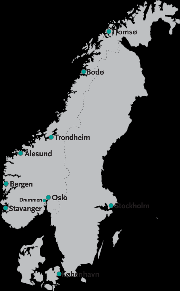 Nøkkelinformasjon Norges største forvalter av næringseiendom Hovedkontor i Trondheim Forvalter ca. 2,6 millioner m 2 næringseiendom. Ca.