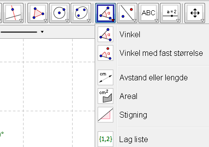 Endre skriftstørrelse Matematikk for ungdomstrinnet Når du lager et tekstdokument med et bilde fra GeoGebra, er det viktig at skriften er stor nok i bildet fra GeoGebra.