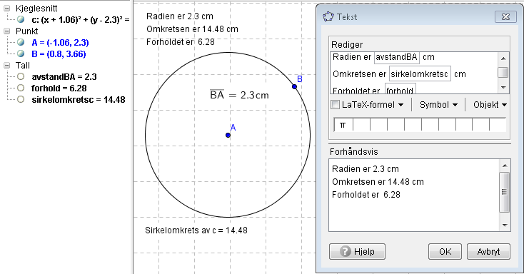 Oppgave 48 Matematikk for ungdomstrinnet Tegn en rettvinklet trekant. Tegn deretter et kvadrat på hver av de tre sidene slik at siden i kvadratet er lik siden i trekanten.