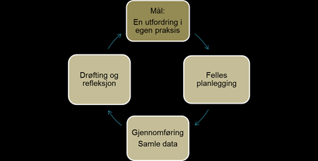 Prinsippene i Lesson Study Tar utgangspunkt i en reell utfordring i klasserommet Eks: «Hvordan kan vi utvide ordforrådet