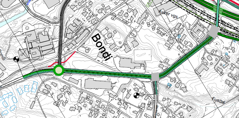 Alternativer som foreslås silt ut (3) Parsell 1,