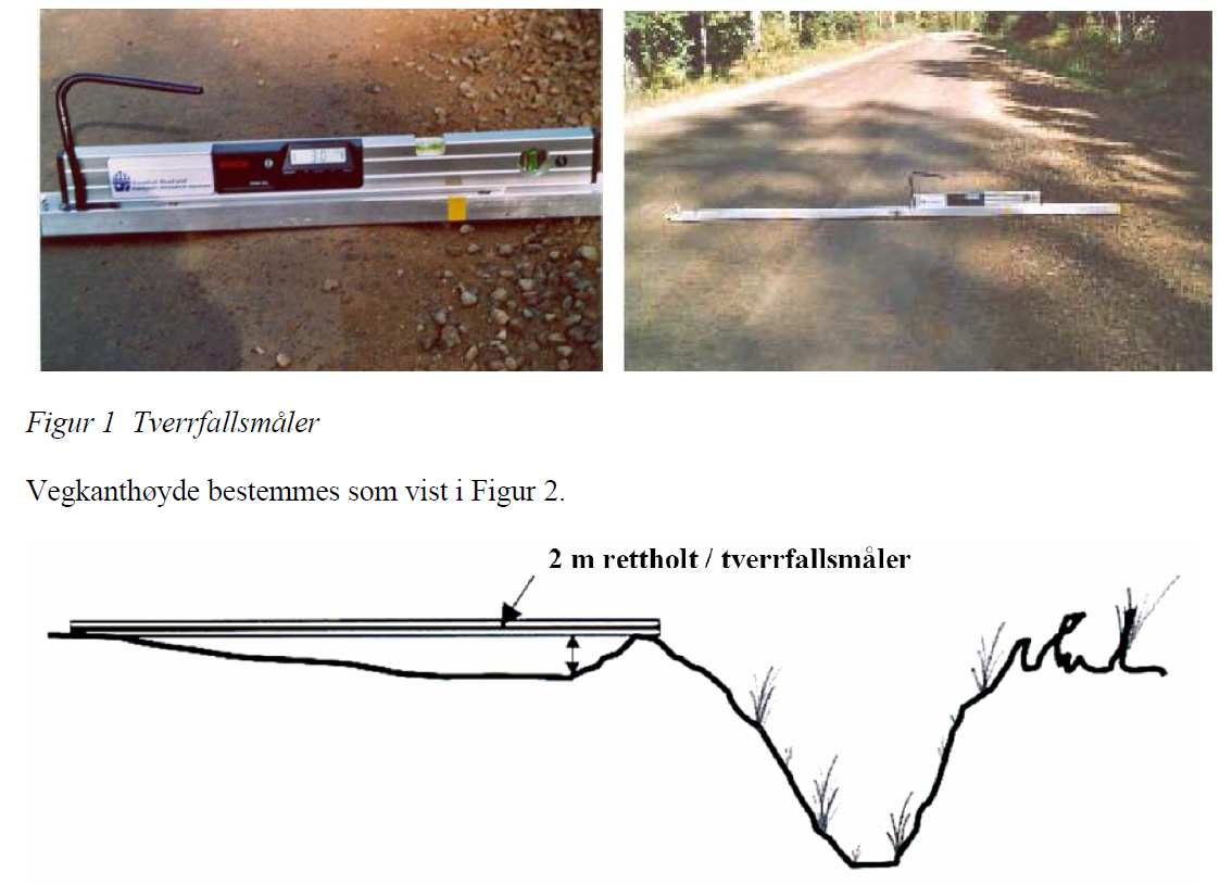 vurderes visuelt med unntak