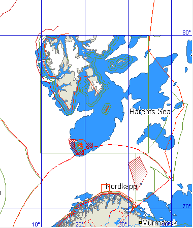 Barents Sea Monitoring Program real time closures Closed areas for shrimp