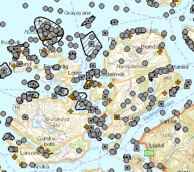 Alle data hentes fra Artsdatabankens infrastruktur, over 120 baser. Teknisk kvalitet (presisjon m.