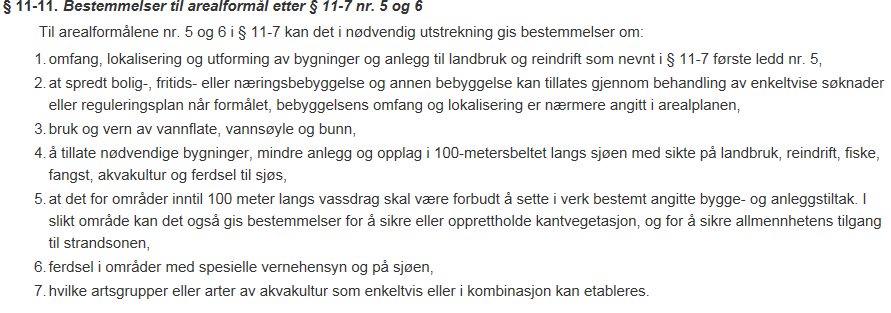 Landbruket i kommuneplanen