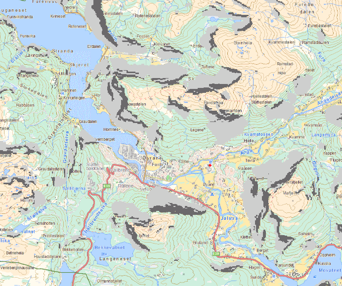 Temadata aktsemdsoner Flaum Jord- og flaumskred