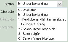 8.2 Registrere ny sak Alle journalposter må i henhold til NOARK standarden knyttes til en sak.