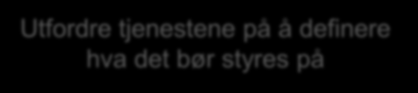 Eksempel fra et lederutviklingsprogram ledelse for kvalitet for ledere i helse og omsorg Oppgave: Den gode styringsdialogen Tenk deg at du er Medarbeider Førstelinjeleder Enhetsleder