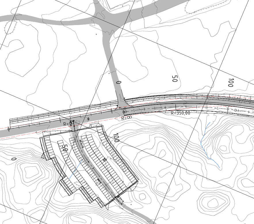 Skeievegen er i dag ein veg med blanda trafikk. Bergen kommune skal byggje gang/sykkelveg og heve vegen.