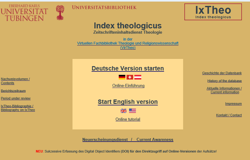 IXTHEO tysk og engelsk versjon