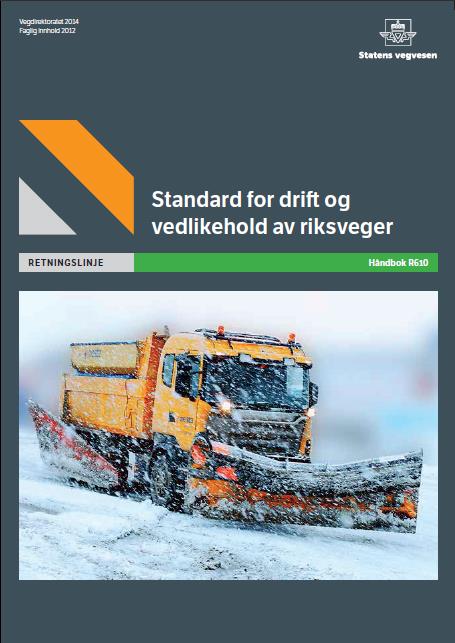 Bedre vinterdrift Nye standarder for drift av gang- og sykkelanlegg innfases fra 2013 Klasse A: Svart