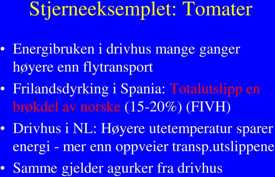 norske (15-20%) (FIVH) Drivhus i NL: Høyere utetemperatur sparer