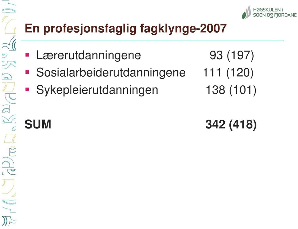 Sosialarbeiderutdanningene 111