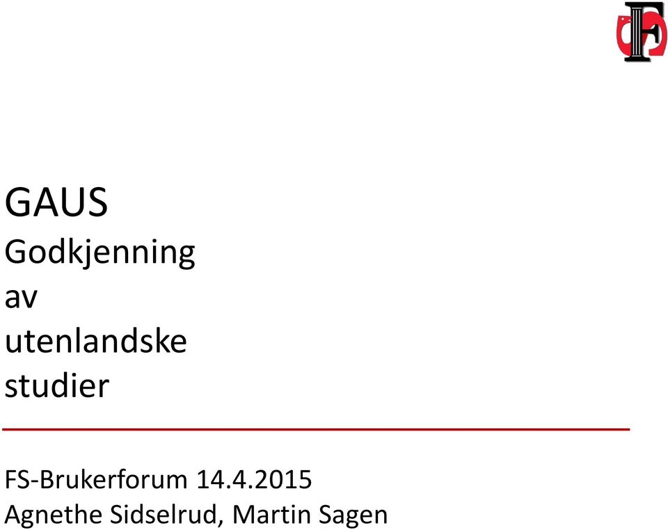 FS-Brukerforum 14.