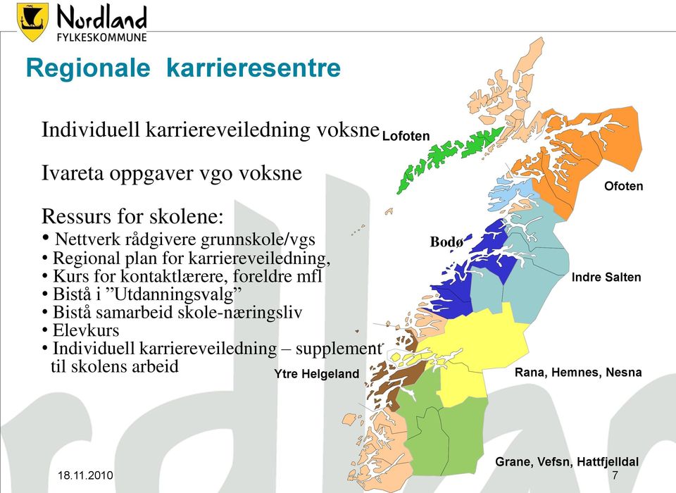 mfl Bistå i Utdanningsvalg Bistå samarbeid skole-næringsliv Elevkurs Individuell karriereveiledning supplement