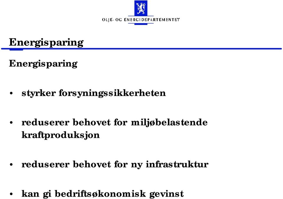 miljøbelastende kraftproduksjon reduserer