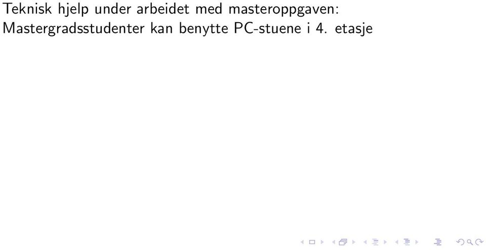 masteroppgaven: