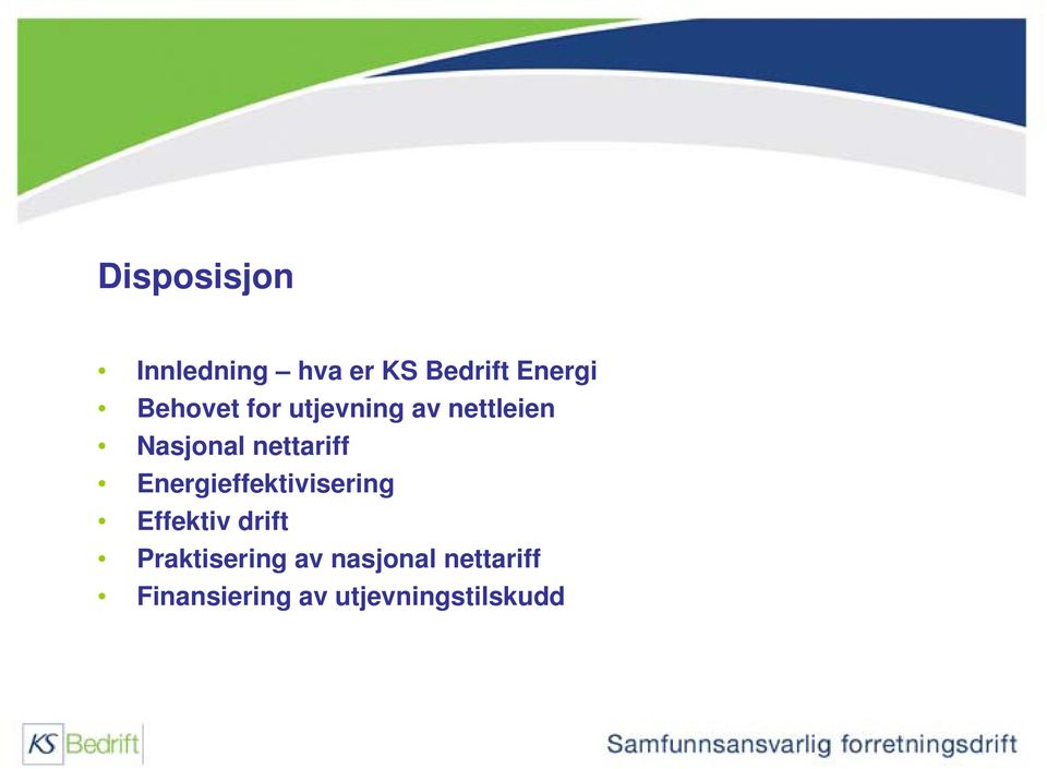 nettariff Energieffektivisering Effektiv drift