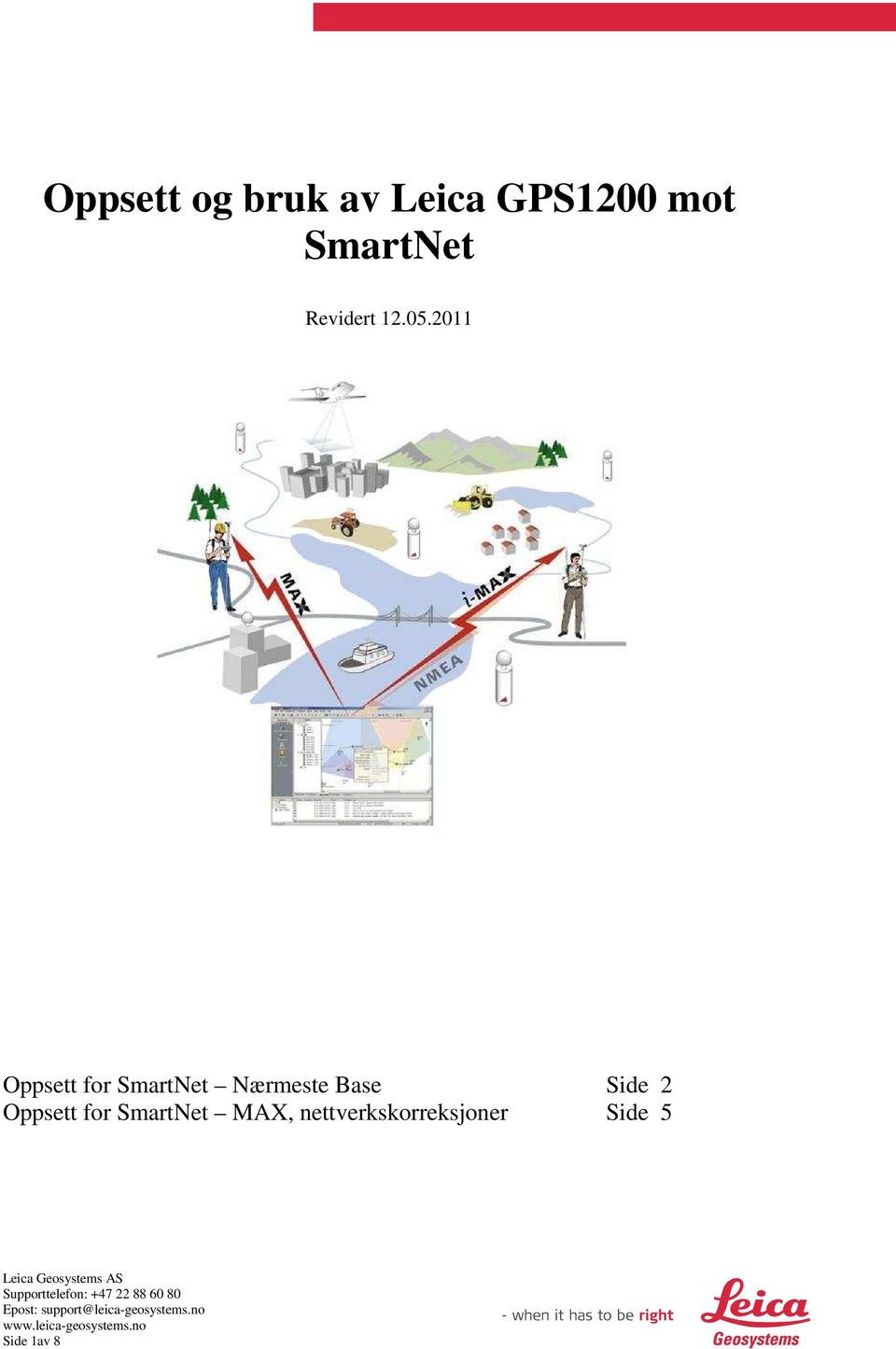 2011 Oppsett for SmartNet Nærmeste Base