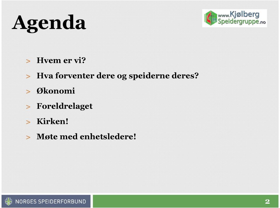 speiderne deres?