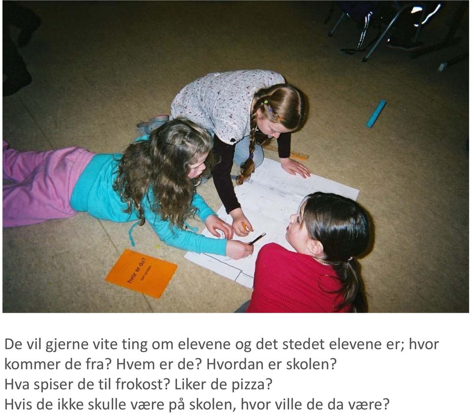 Hvordan er skolen? Hva spiser de til frokost?