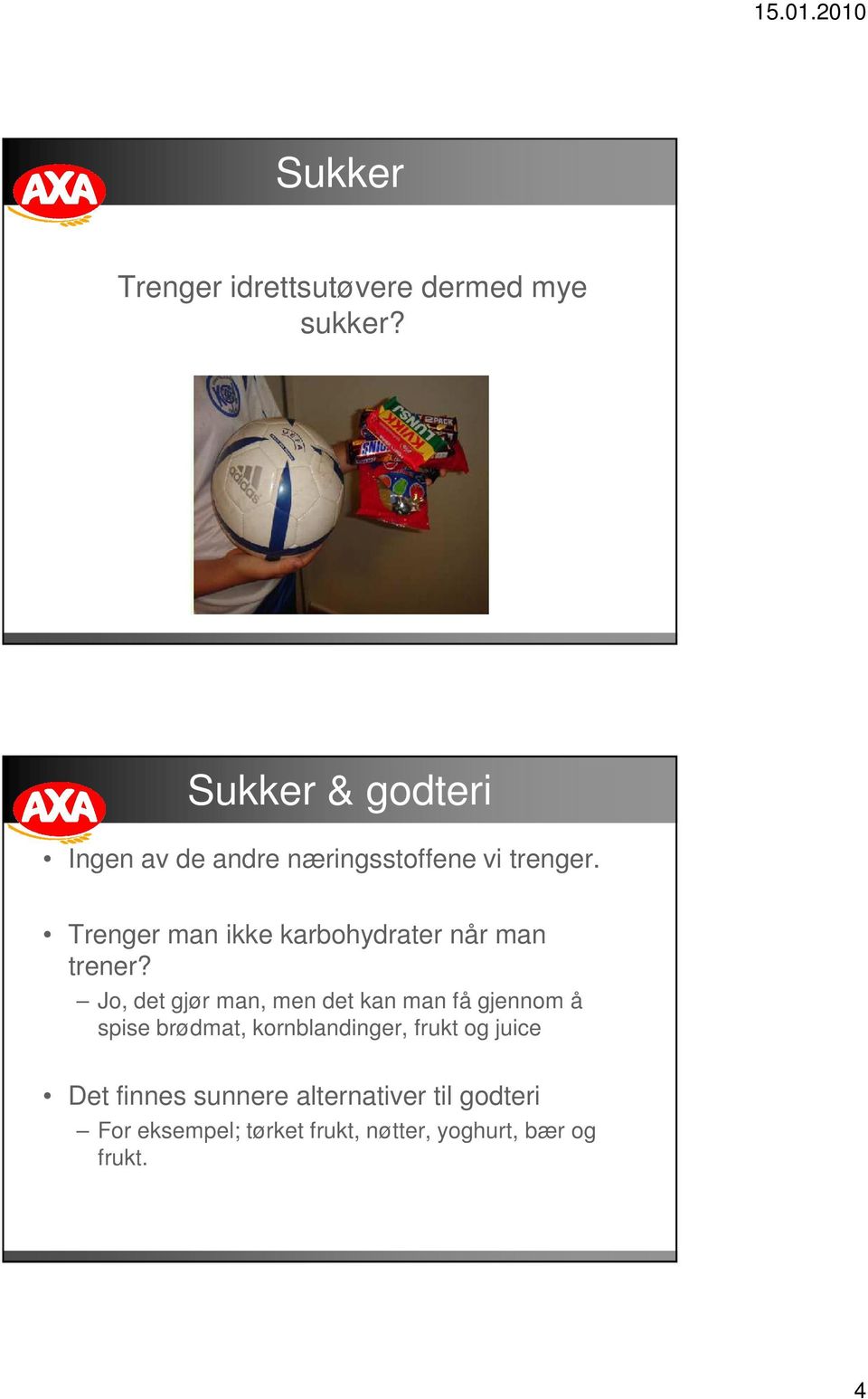 Trenger man ikke karbohydrater når man trener?