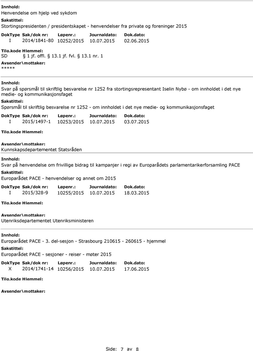 - om innholdet i det nye medie- og kommunikasjonsfaget 2015/1497-1 10253/2015 03.07.