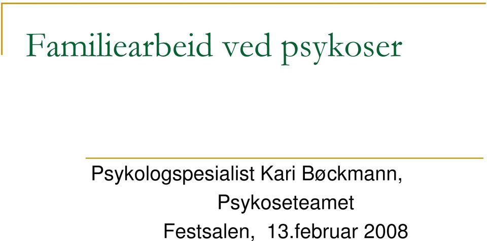 Psykologspesialist Kari