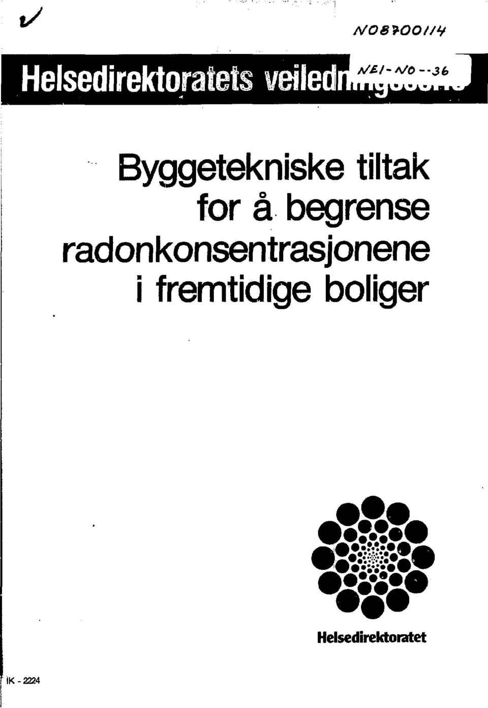 begrense radonkonæntrasjonene i