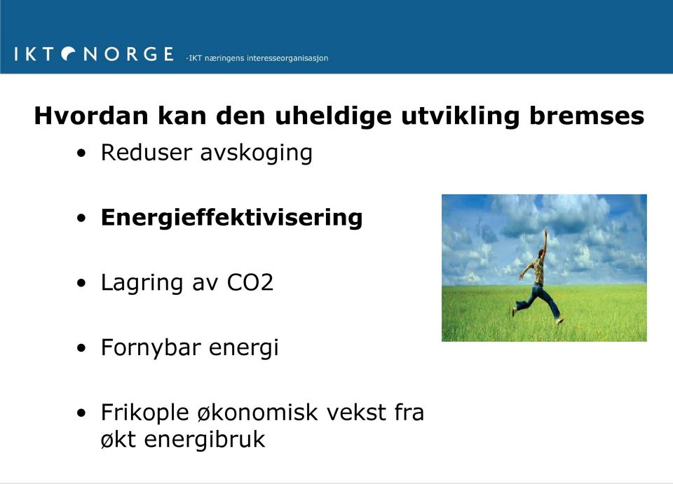 Energieffektivisering Lagring av CO2