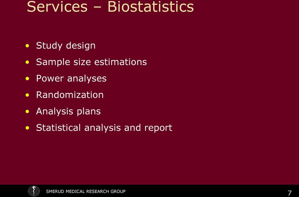 Power analyses Randomization